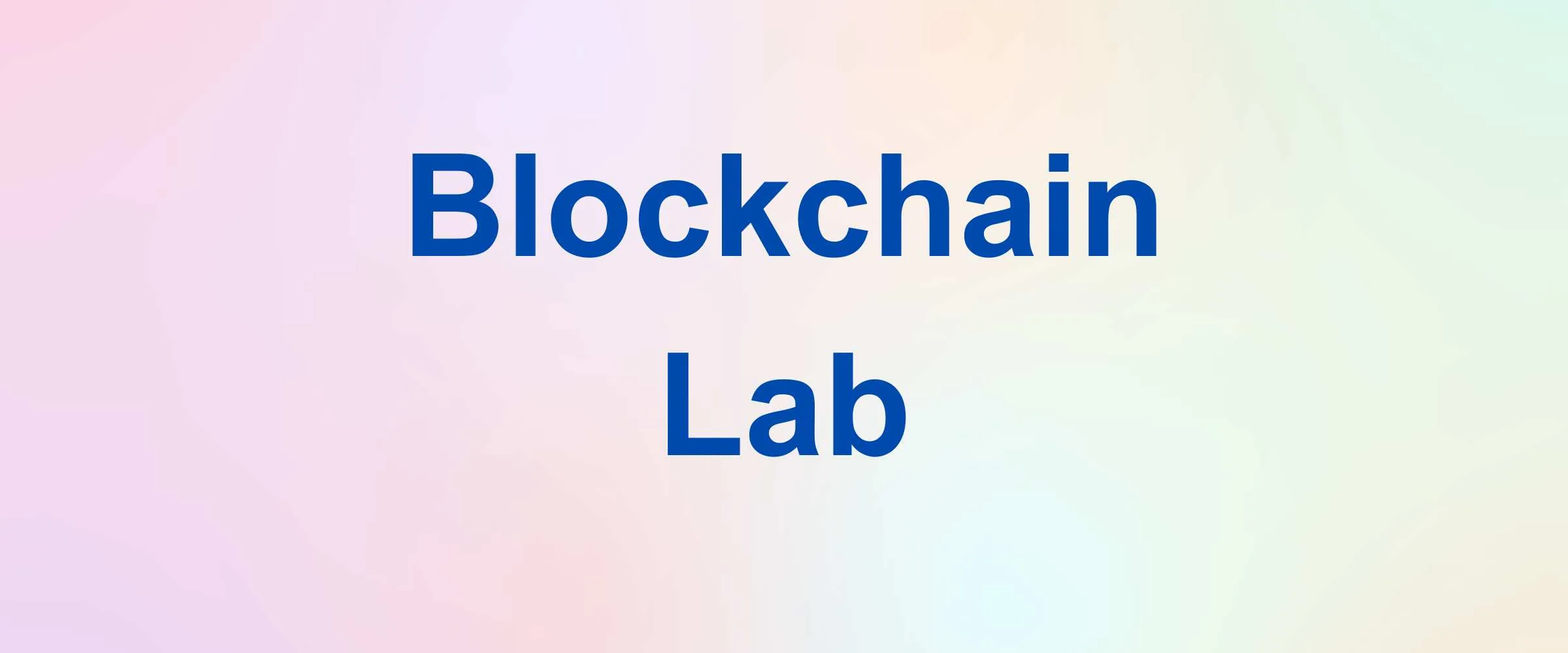 Blockchain Lab