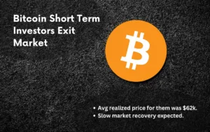 Bitcoin Short Term Investors Exit